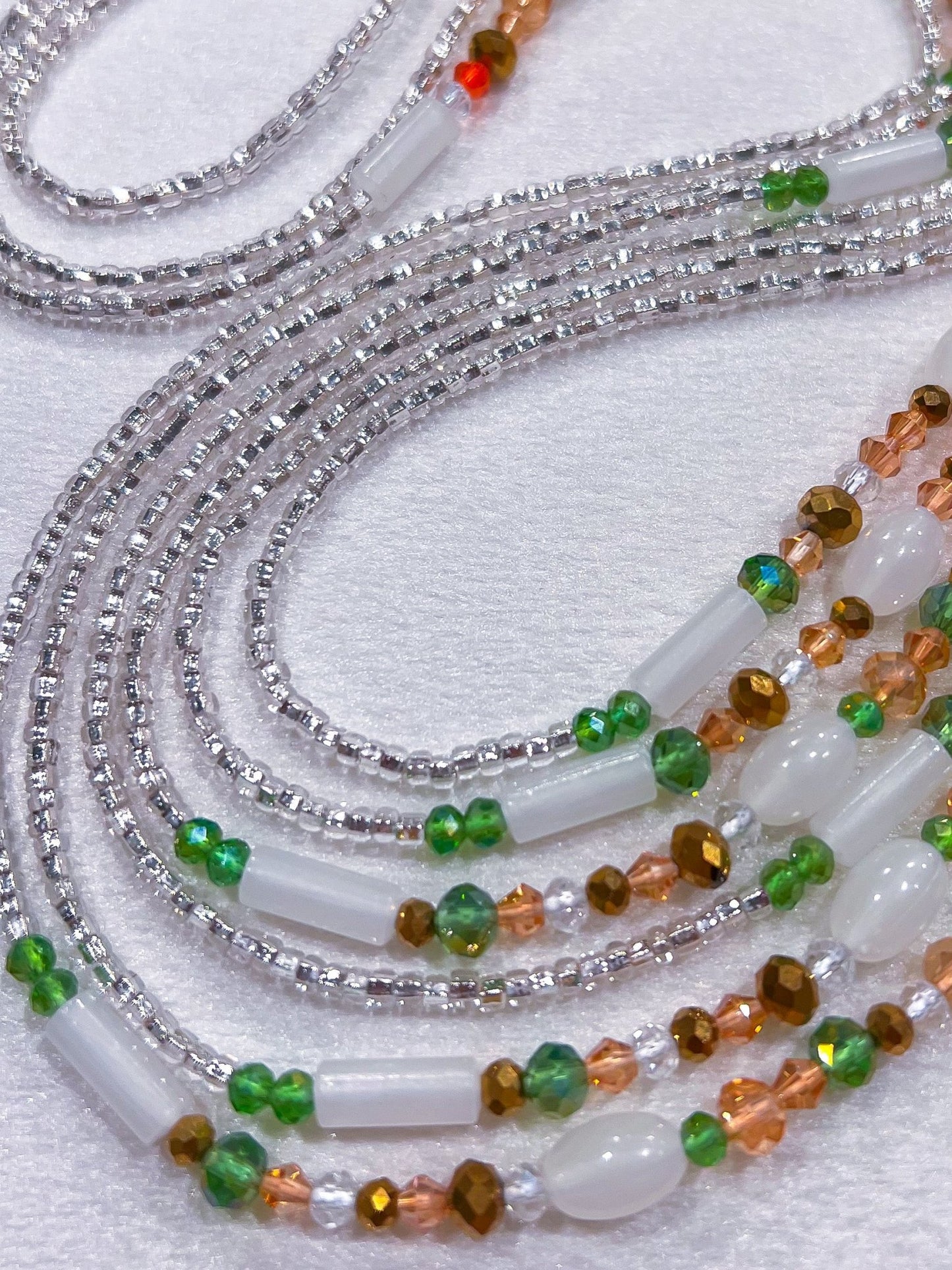 SPICE BASKET Traditional Waist Bead - Adorned in April