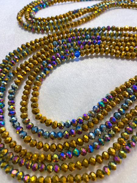MARDI GRAS Traditional Waist Bead - Adorned in April