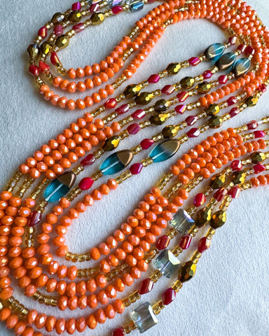 ORANGE BLOSSOM Waistbead - Adorned in April