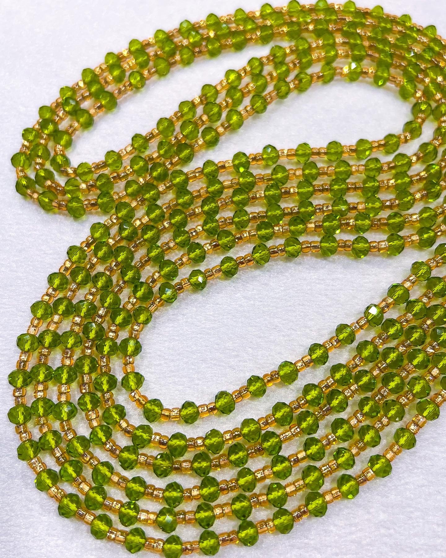 PERIDOT DREAM Waist Bead - Adorned in April